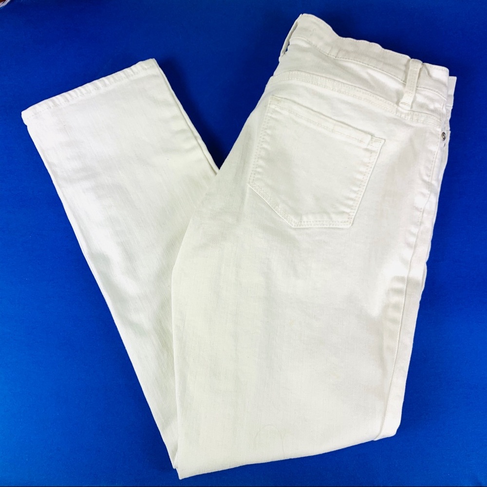 Nordstrom Collection Jeans Skinny Straight White 4
